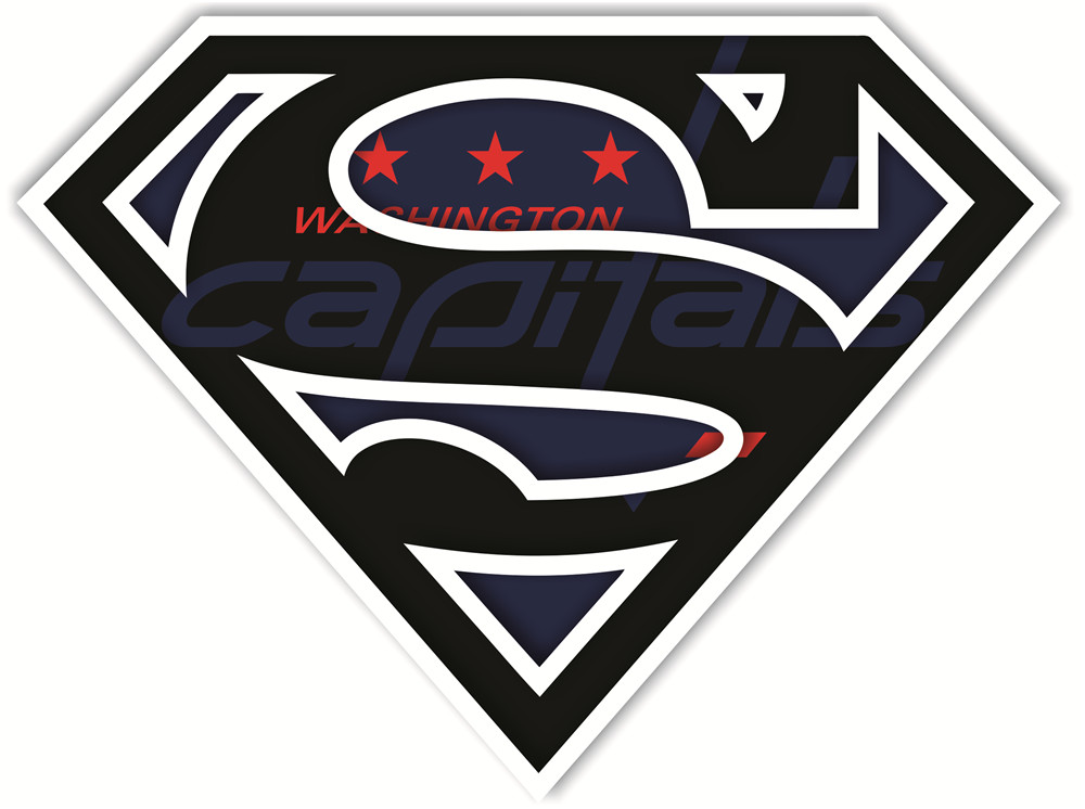 Washington Capitals superman logos iron on heat transfer
